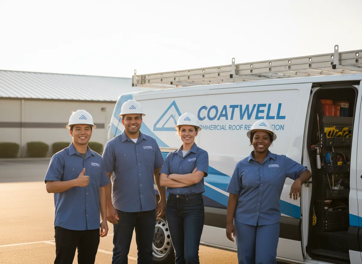 Commercial roof coating company in Hooper, UT
